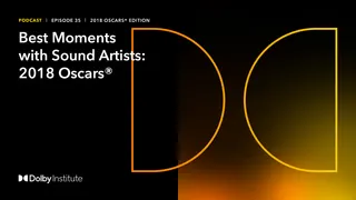 Best Moments with Sound Artists: 2018 Oscars®