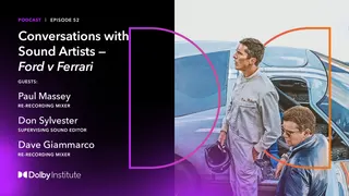 Conversations with Sound Artists – Ford v Ferrari